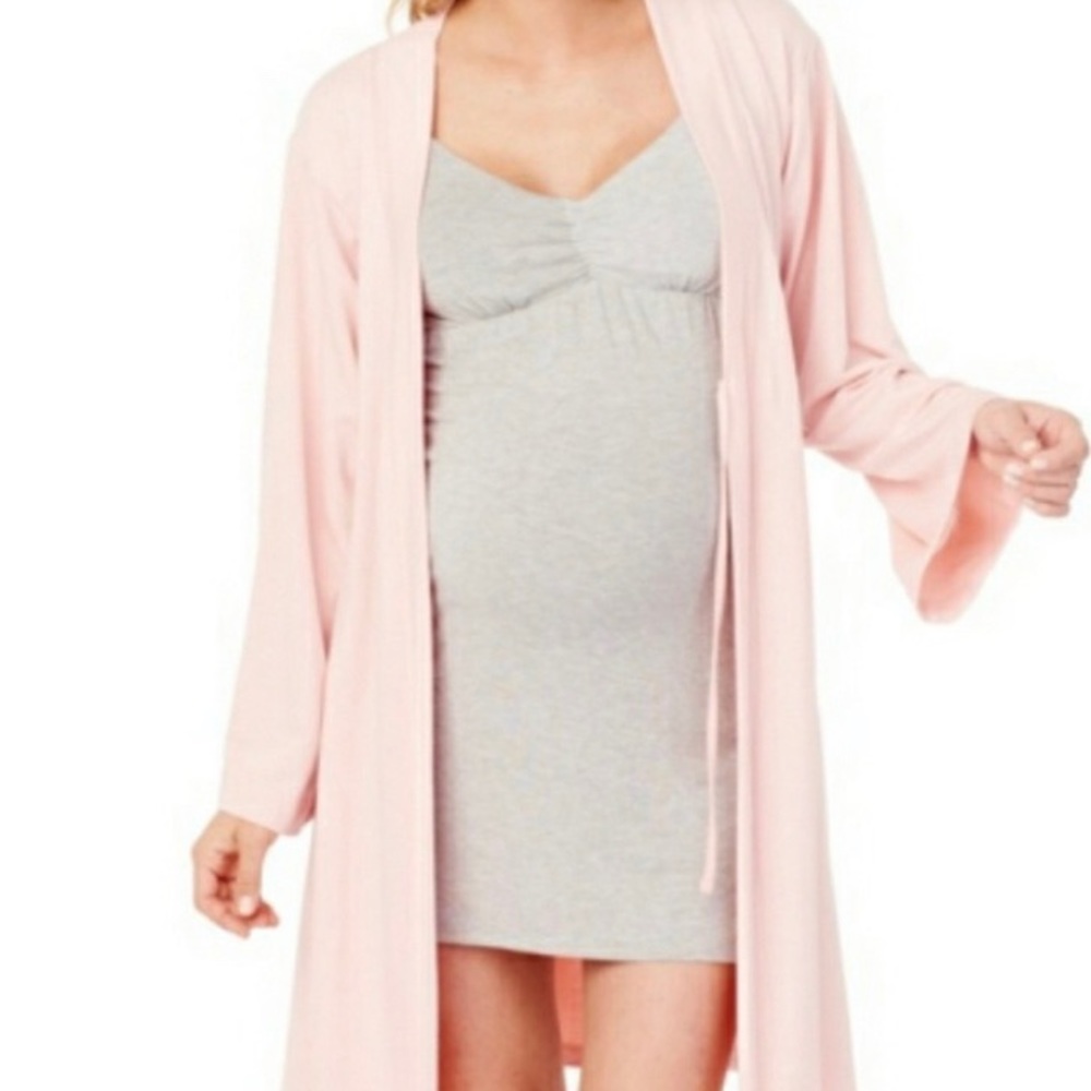 Ingrid & Isabel Maternity Kimono Lounge Robe